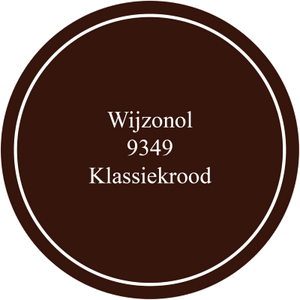 Wijzonol Dekkend Halfglans - 750ml - 9349 Klassiekrood (outlet)