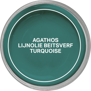 Agathos Lijnolie Beitsverf 750ml Turquoise (outlet)