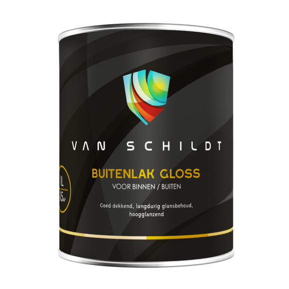 Van Schildt Buitenlak Gloss RAL 9005 Zwart (TR)