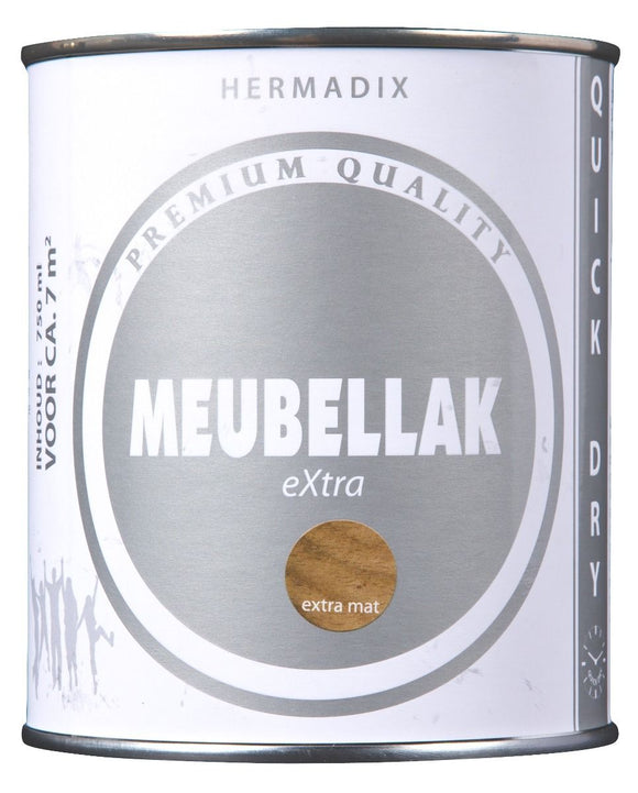 Hermadix Meubellak Extra Blank Mat - 750ml