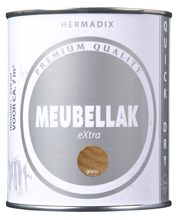 Hermadix Meubellak Extra Blank Glans - 750ml