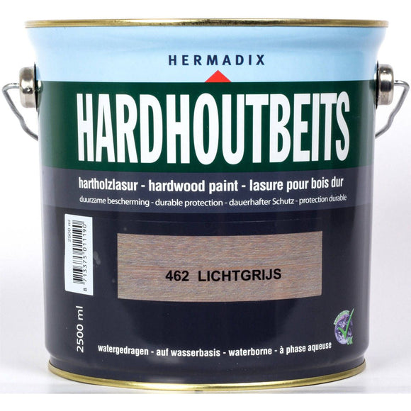 Hermadix Hardhoutbeits 462 licht grijs 2,5L