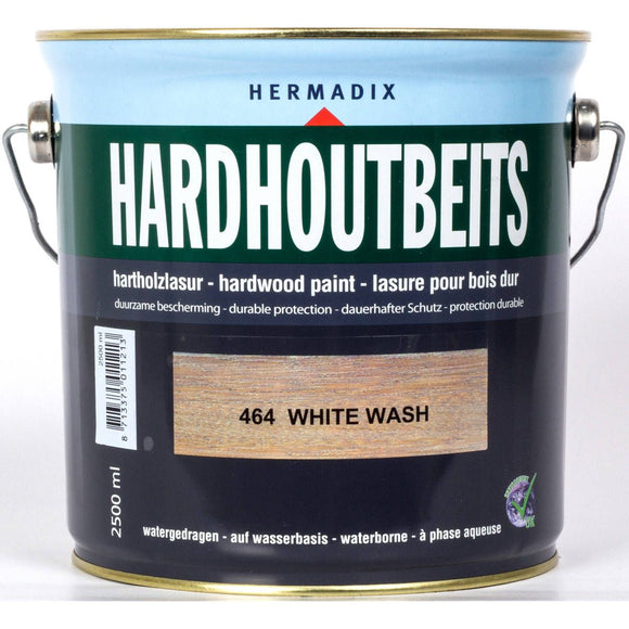 Hermadix Hardhoutbeits 464 white wash 2,5L