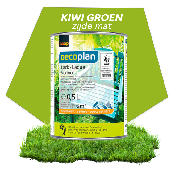 OECOplan ZijdeMat 500ml Kiwi Groen