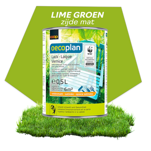 OECOplan ZijdeMat 500ml Lime Groen