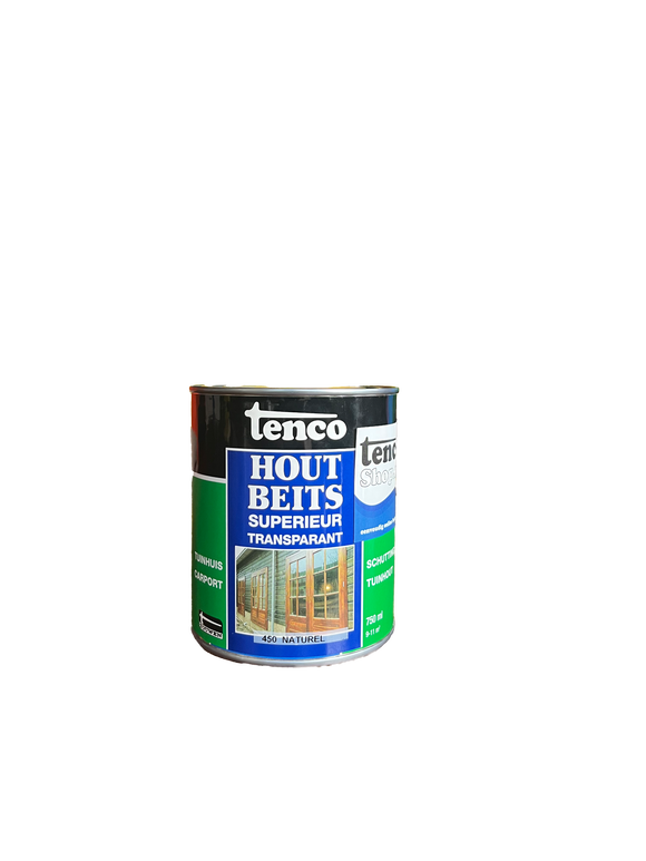 Tenco Superieur Houtbeits Transparant Noten 750 ml